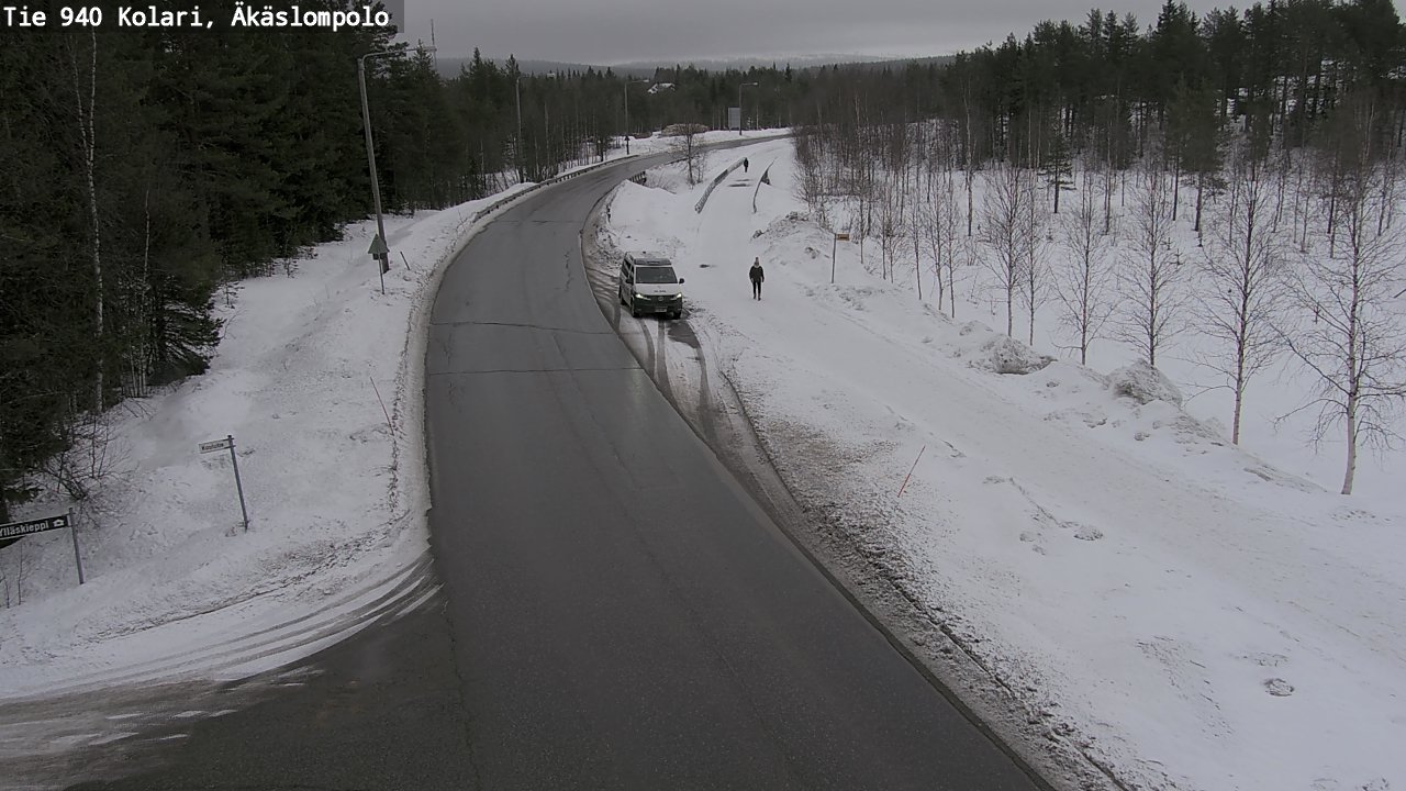 Weather Camera Image Road 940 Kolari, Äkäslompolo, Kolari, Lappi