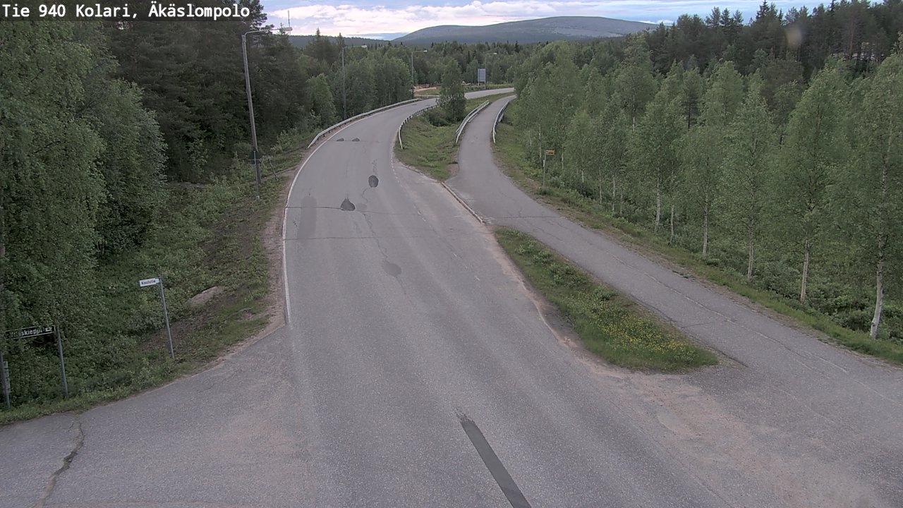 Kelikamerat Kuva Tie 940 Kolari, Äkäslompolo, Kolari, Lappi