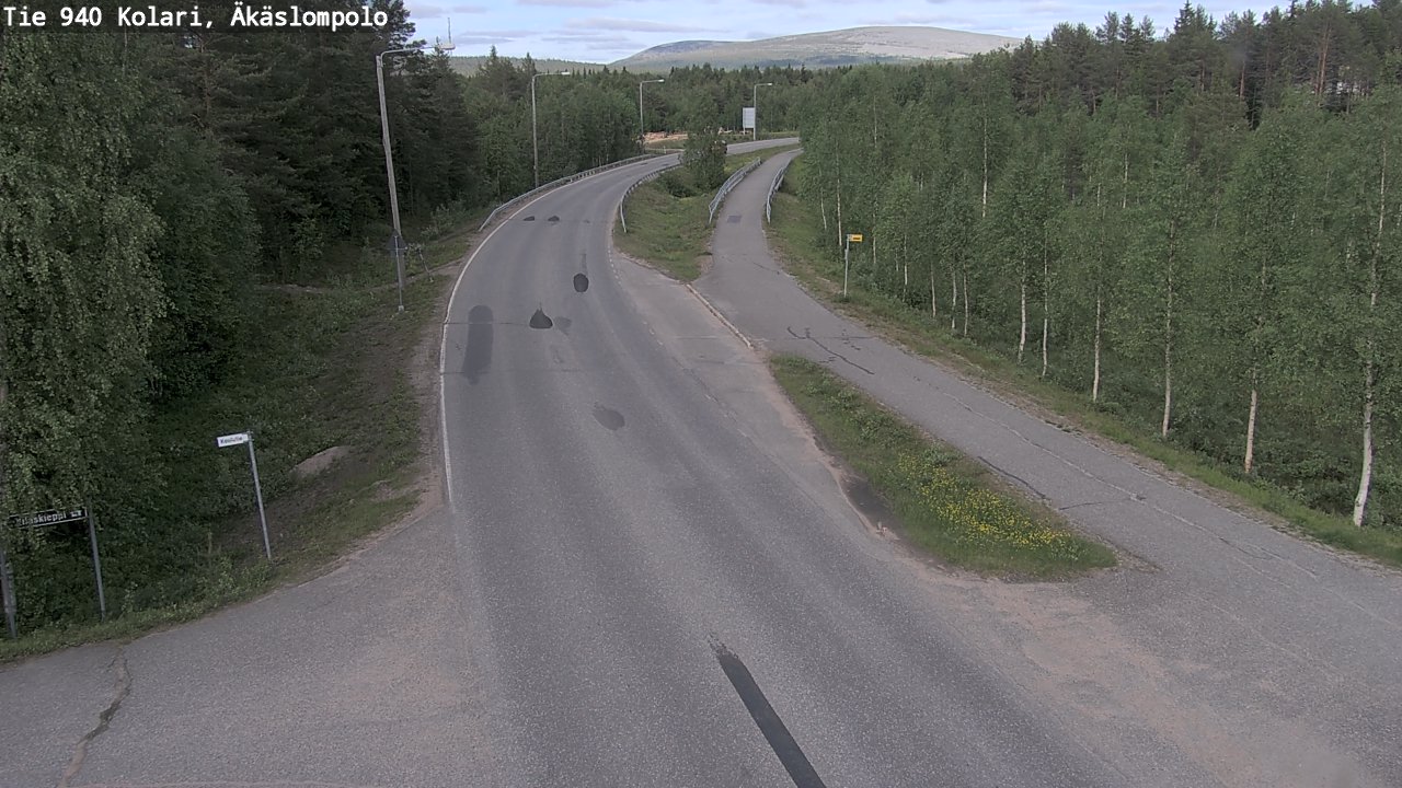 Kelikamerat Kuva Tie 940 Kolari, Äkäslompolo, Kolari, Lappi