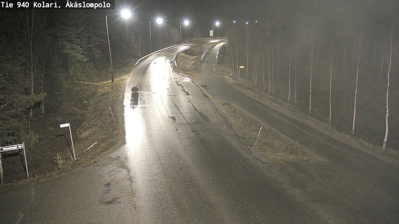 Kelikamerat Kuva Tie 940 Kolari, Äkäslompolo, Kolari, Lappi