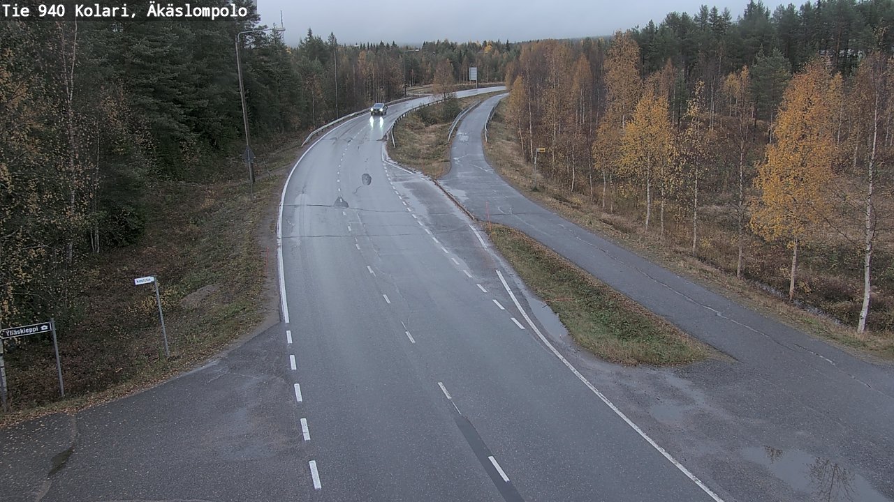Kelikamerat Kuva Tie 940 Kolari, Äkäslompolo, Kolari, Lappi