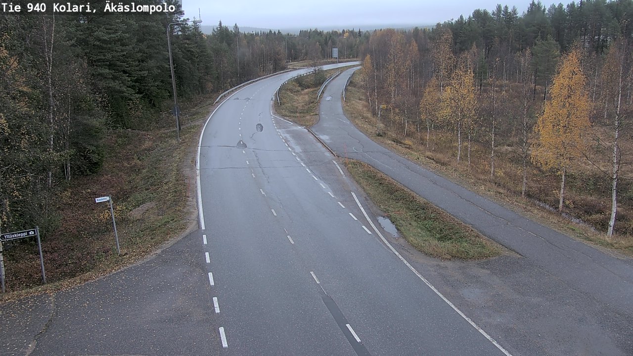 Weather Camera Image Road 940 Kolari, Äkäslompolo, Kolari, Lappi