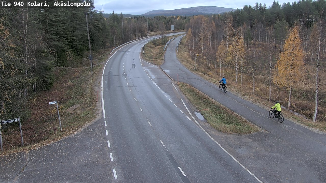Weather Camera Image Road 940 Kolari, Äkäslompolo, Kolari, Lappi