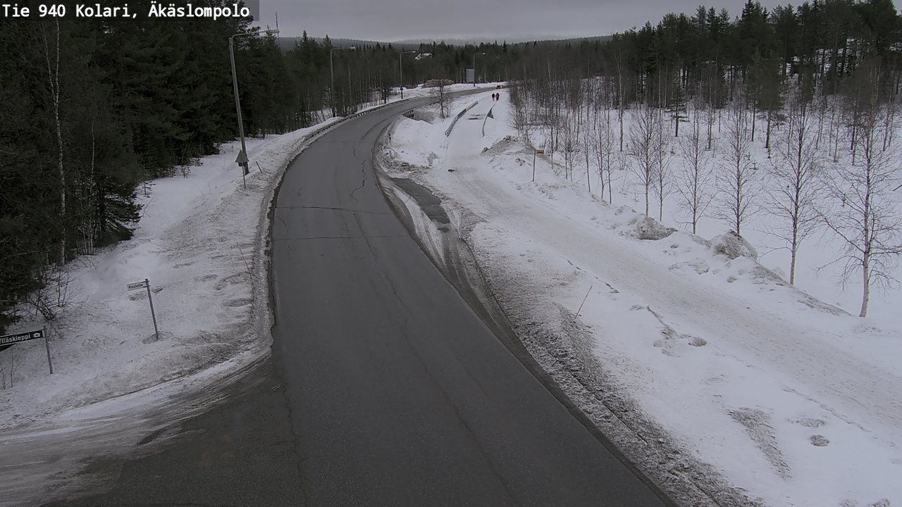 Kelikamerat Kuva Tie 940 Kolari, Äkäslompolo, Kolari, Lappi