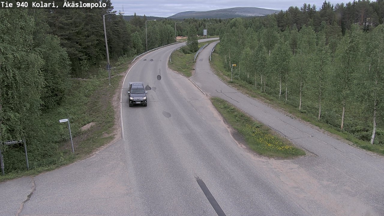 Kelikamerat Kuva Tie 940 Kolari, Äkäslompolo, Kolari, Lappi