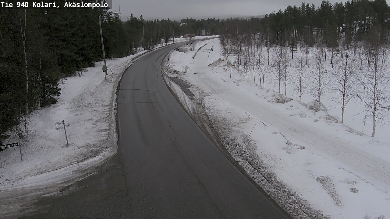 Kelikamerat Kuva Tie 940 Kolari, Äkäslompolo, Kolari, Lappi