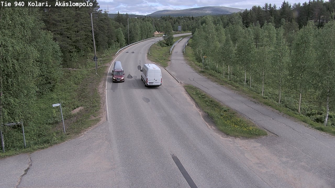 Kelikamerat Kuva Tie 940 Kolari, Äkäslompolo, Kolari, Lappi
