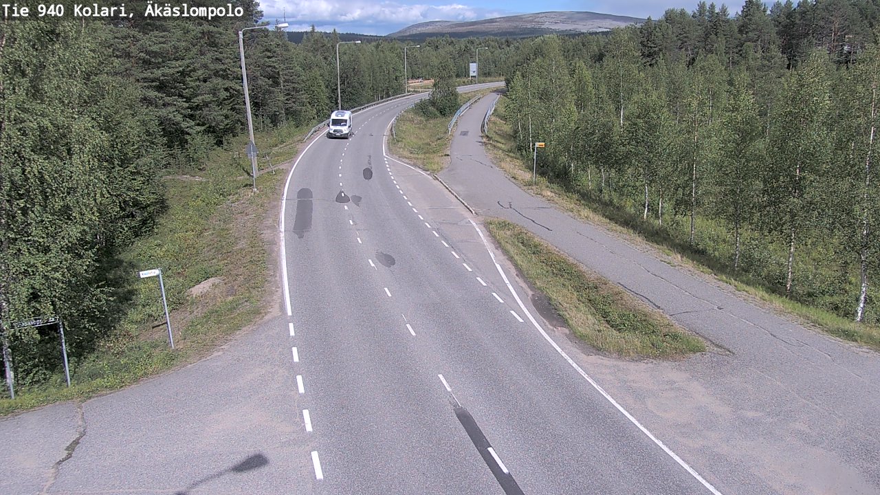 Weather Camera Image Road 940 Kolari, Äkäslompolo, Kolari, Lappi