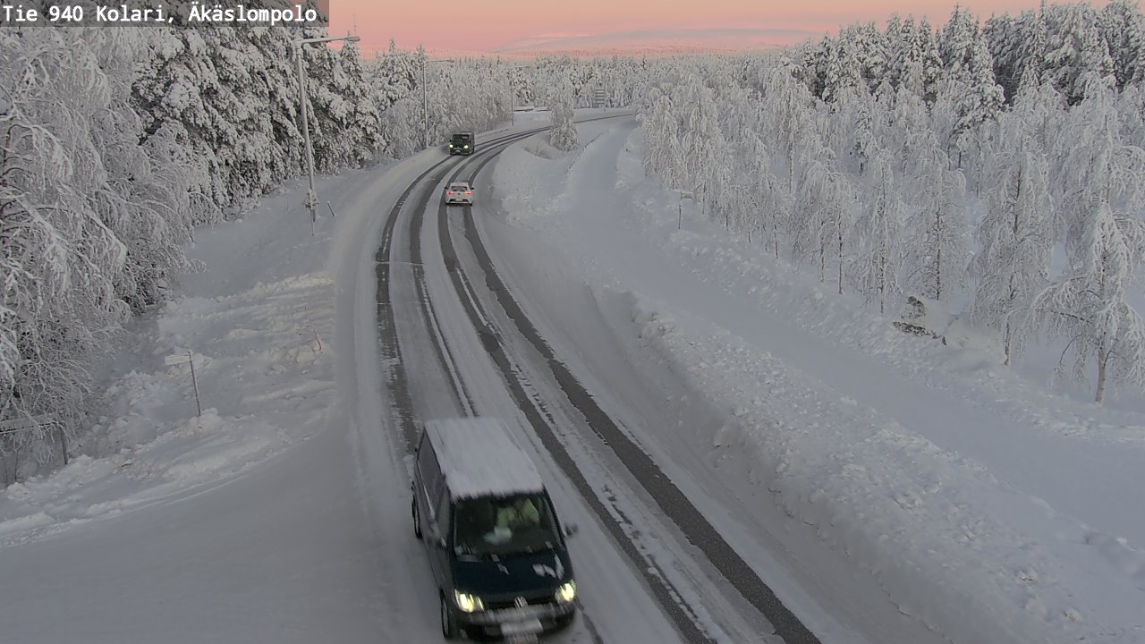 Weather Camera Image Road 940 Kolari, Äkäslompolo, Kolari, Lappi