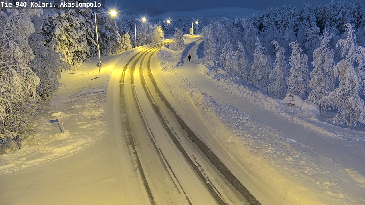 Kelikamerat Kuva Tie 940 Kolari, Äkäslompolo, Kolari, Lappi