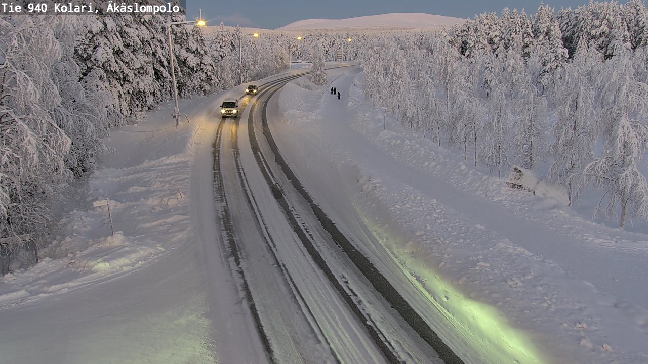 Kelikamerat Kuva Tie 940 Kolari, Äkäslompolo, Kolari, Lappi