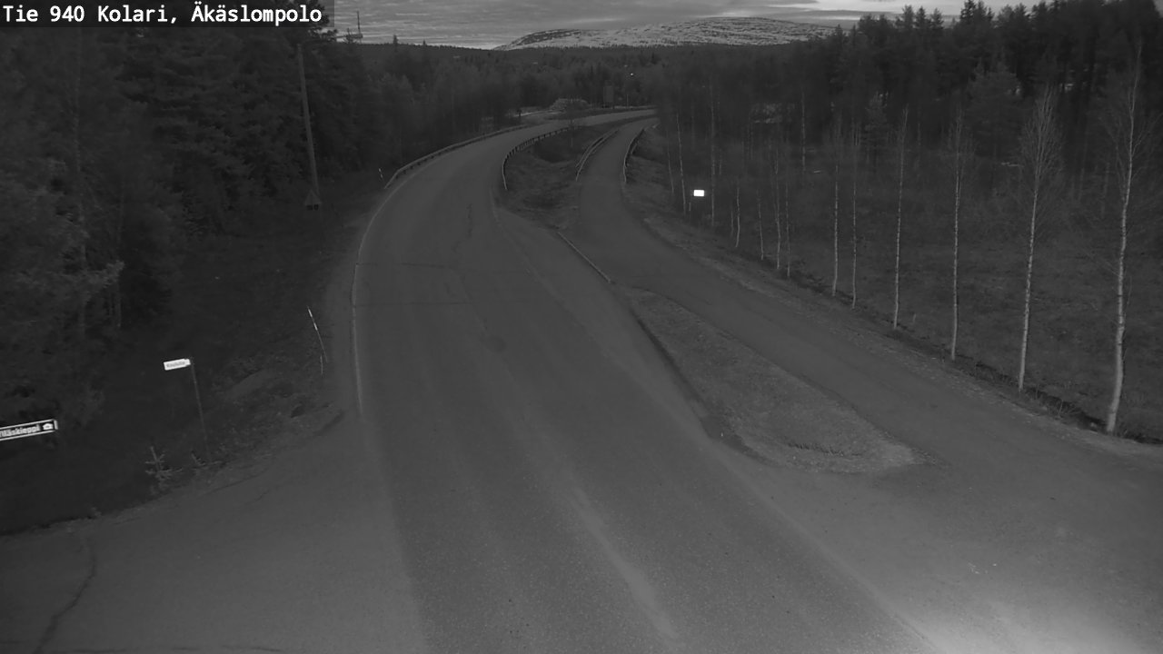 Kelikamerat Kuva Tie 940 Kolari, Äkäslompolo, Kolari, Lappi
