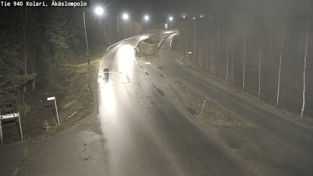 Kelikamerat Kuva Tie 940 Kolari, Äkäslompolo, Kolari, Lappi