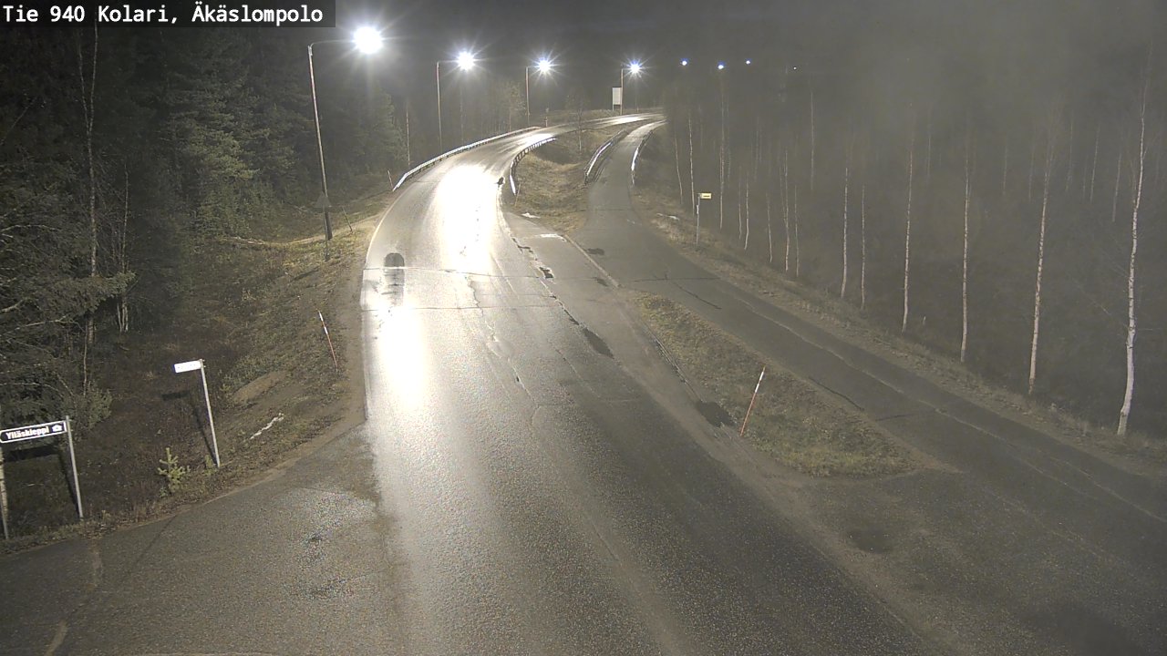 Kelikamerat Kuva Tie 940 Kolari, Äkäslompolo, Kolari, Lappi