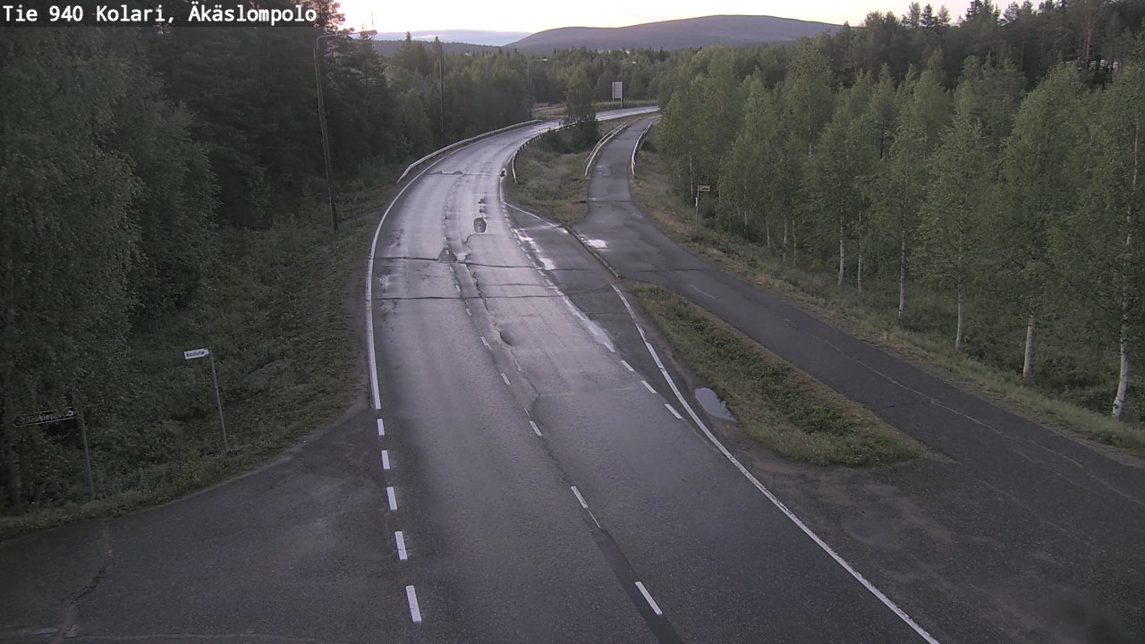 Kelikamerat Kuva Tie 940 Kolari, Äkäslompolo, Kolari, Lappi