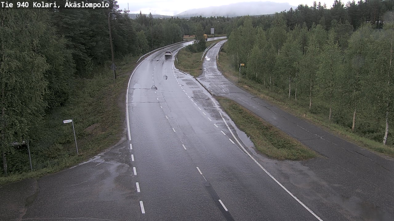 Kelikamerat Kuva Tie 940 Kolari, Äkäslompolo, Kolari, Lappi