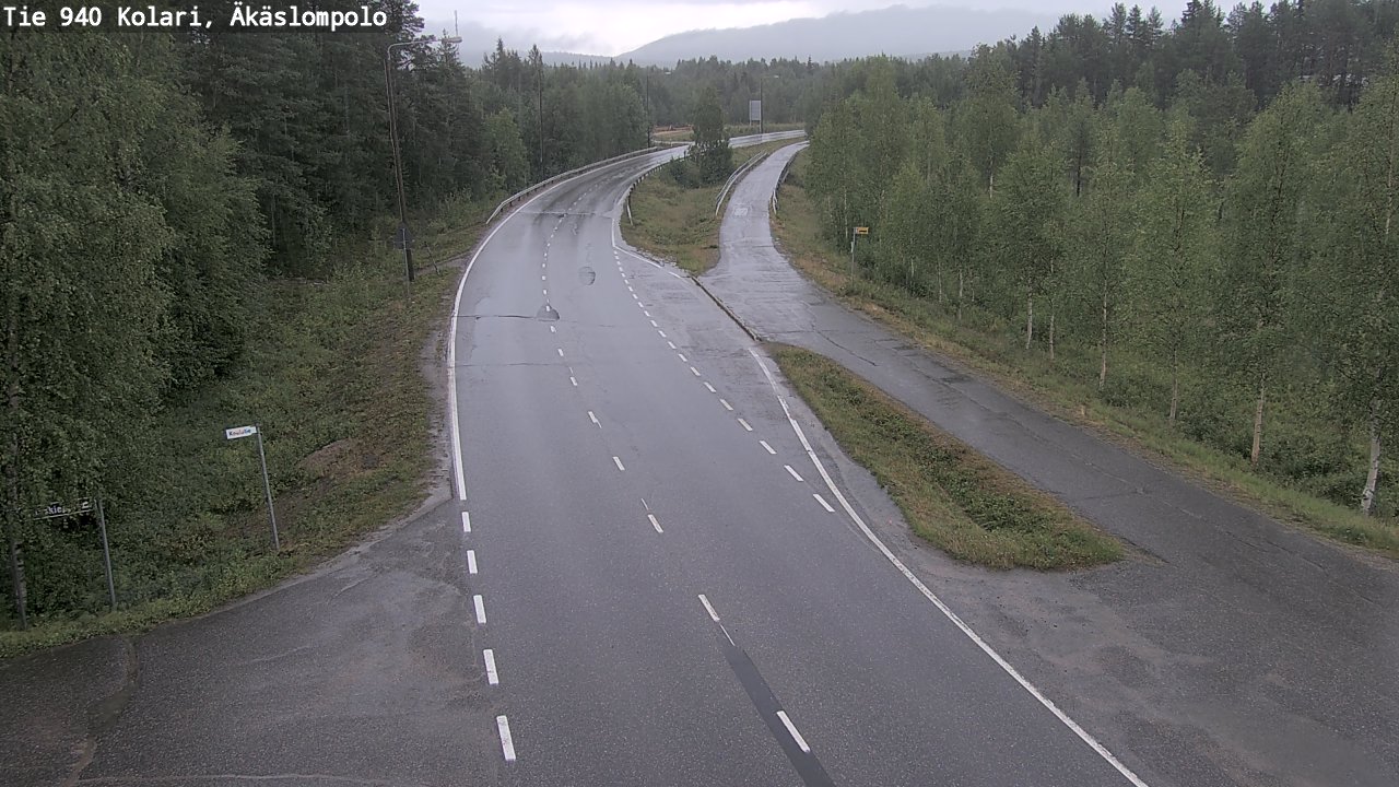 Kelikamerat Kuva Tie 940 Kolari, Äkäslompolo, Kolari, Lappi