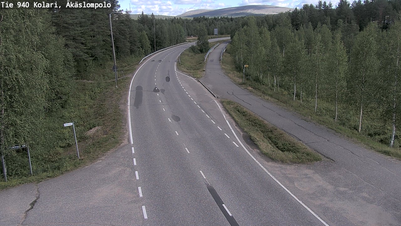 Weather Camera Image Road 940 Kolari, Äkäslompolo, Kolari, Lappi