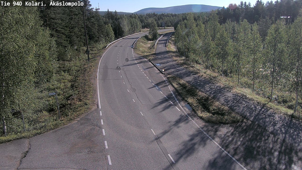 Weather Camera Image Road 940 Kolari, Äkäslompolo, Kolari, Lappi