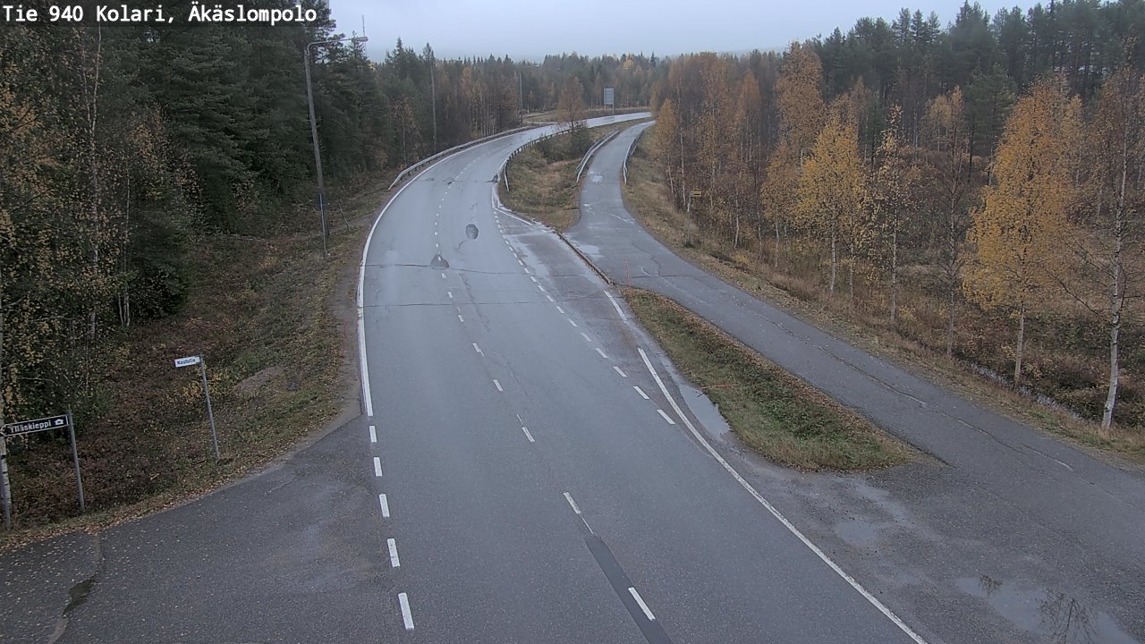 Kelikamerat Kuva Tie 940 Kolari, Äkäslompolo, Kolari, Lappi