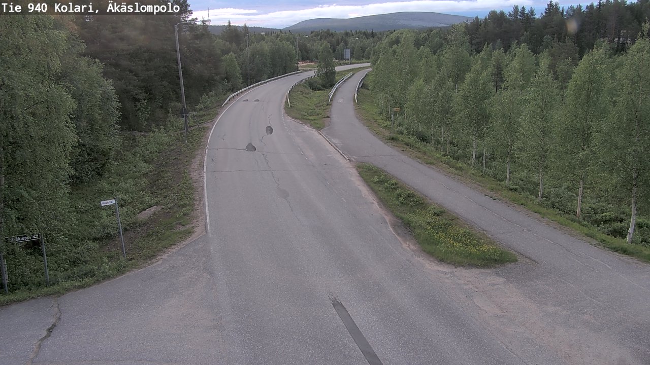 Kelikamerat Kuva Tie 940 Kolari, Äkäslompolo, Kolari, Lappi