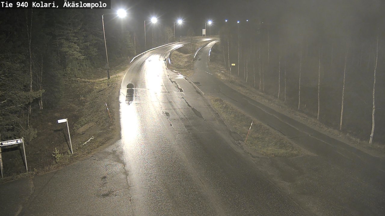 Kelikamerat Kuva Tie 940 Kolari, Äkäslompolo, Kolari, Lappi