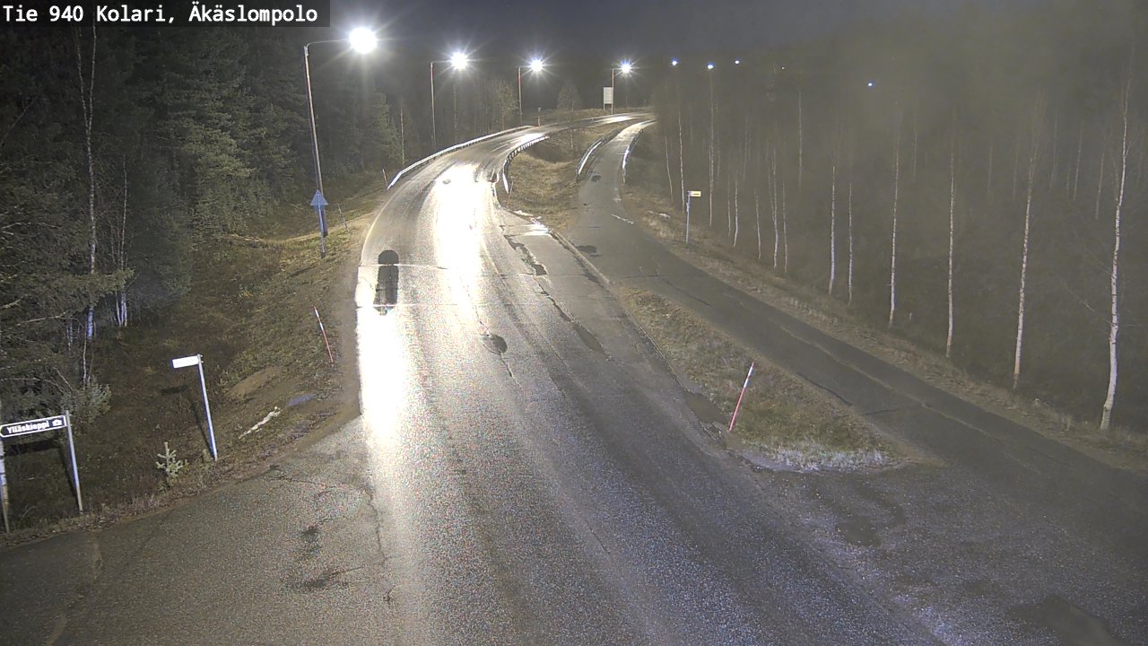 Kelikamerat Kuva Tie 940 Kolari, Äkäslompolo, Kolari, Lappi