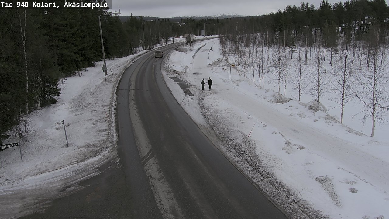Kelikamerat Kuva Tie 940 Kolari, Äkäslompolo, Kolari, Lappi