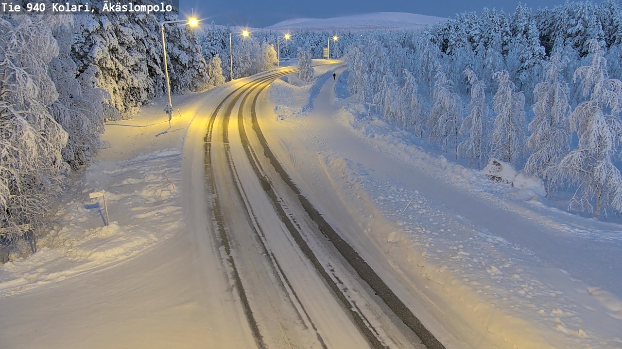 Kelikamerat Kuva Tie 940 Kolari, Äkäslompolo, Kolari, Lappi