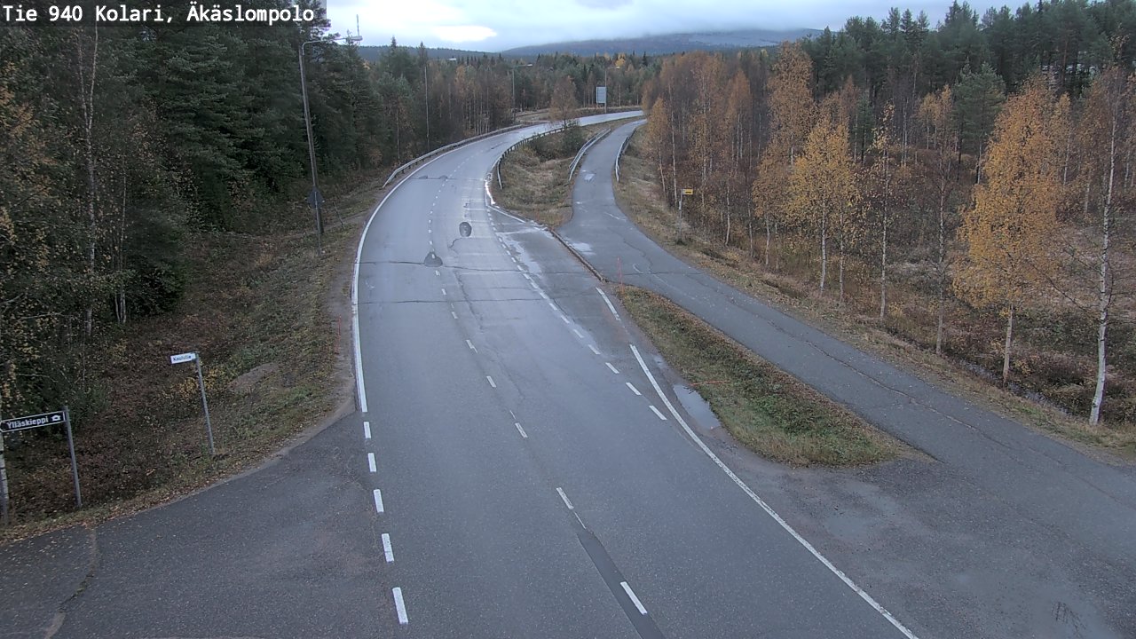 Kelikamerat Kuva Tie 940 Kolari, Äkäslompolo, Kolari, Lappi