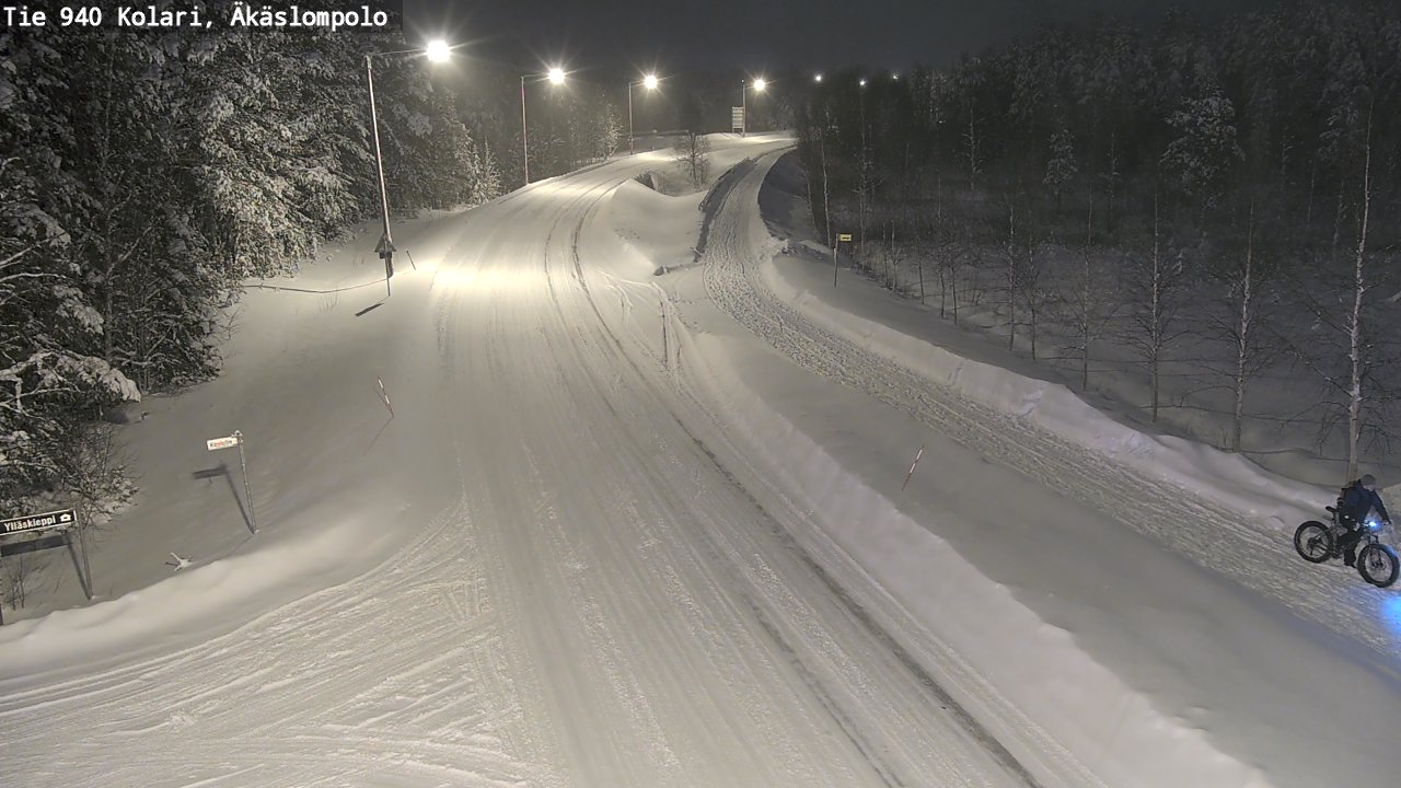Weather Camera Image Road 940 Kolari, Äkäslompolo, Kolari, Lappi