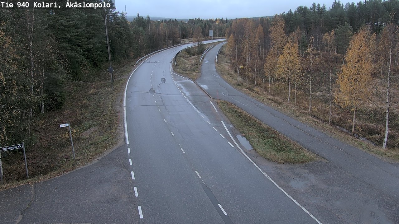 Weather Camera Image Road 940 Kolari, Äkäslompolo, Kolari, Lappi