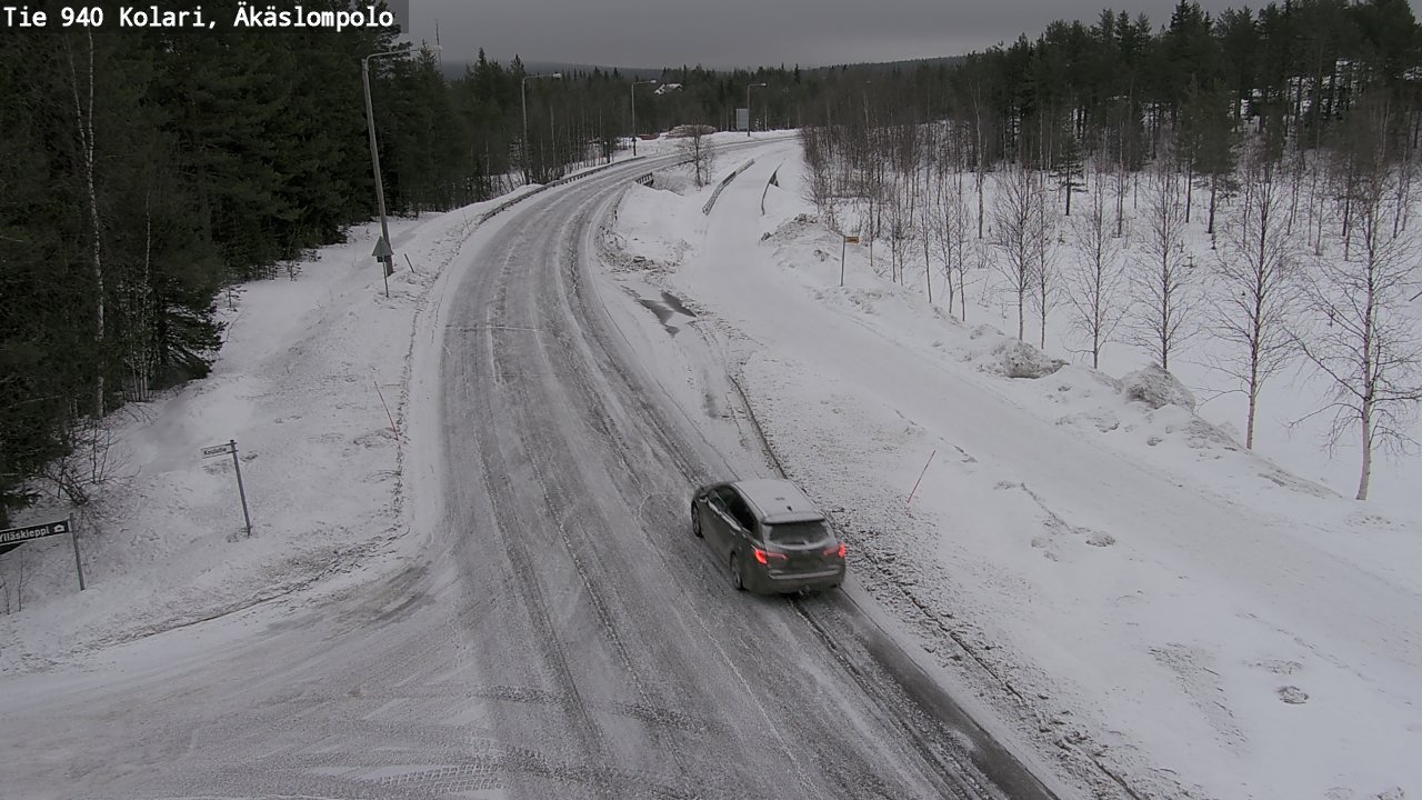 Kelikamerat Kuva Tie 940 Kolari, Äkäslompolo, Kolari, Lappi