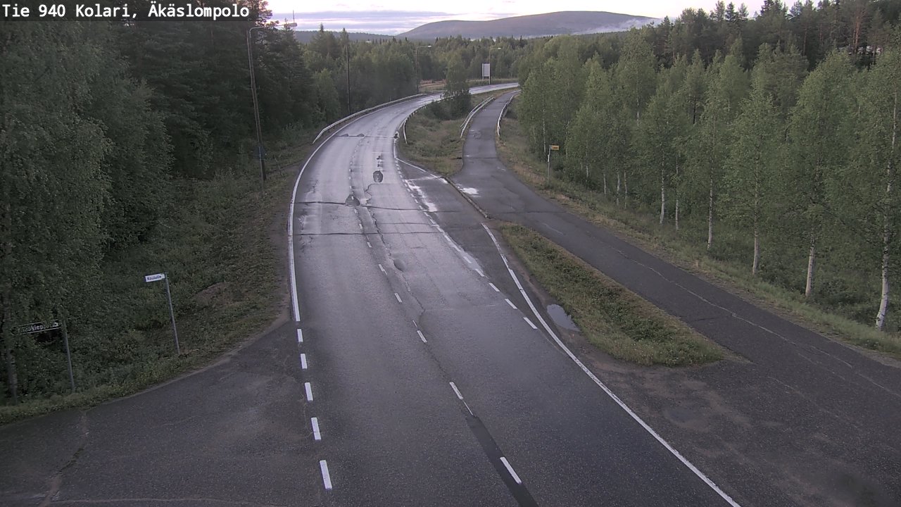Kelikamerat Kuva Tie 940 Kolari, Äkäslompolo, Kolari, Lappi