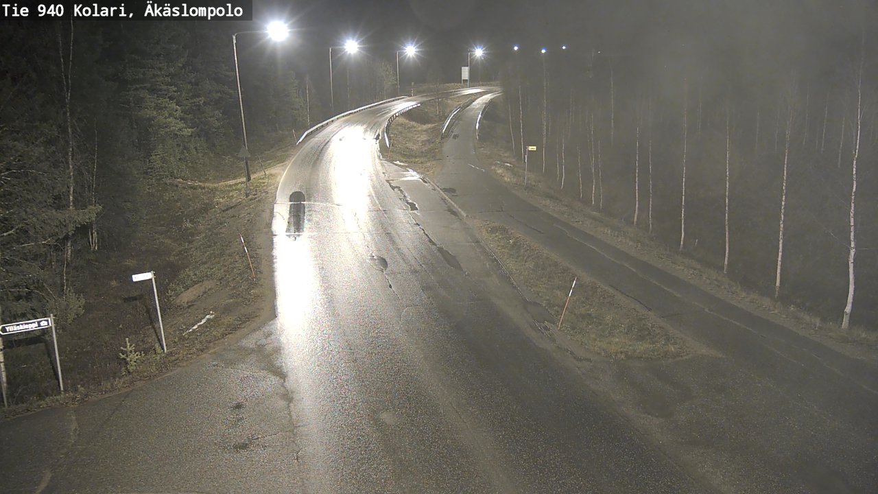 Kelikamerat Kuva Tie 940 Kolari, Äkäslompolo, Kolari, Lappi