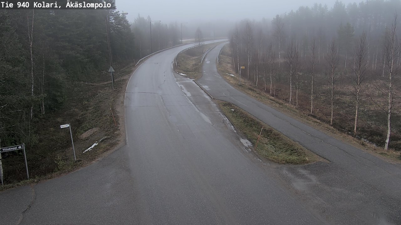 Kelikamerat Kuva Tie 940 Kolari, Äkäslompolo, Kolari, Lappi