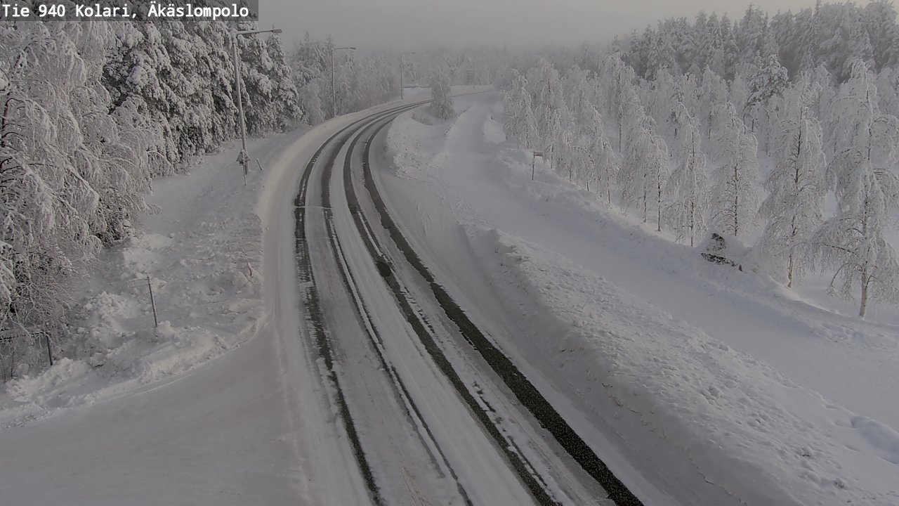 Kelikamerat Kuva Tie 940 Kolari, Äkäslompolo, Kolari, Lappi