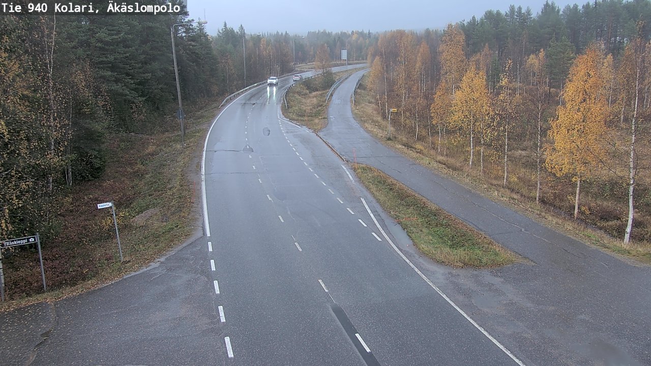 Kelikamerat Kuva Tie 940 Kolari, Äkäslompolo, Kolari, Lappi
