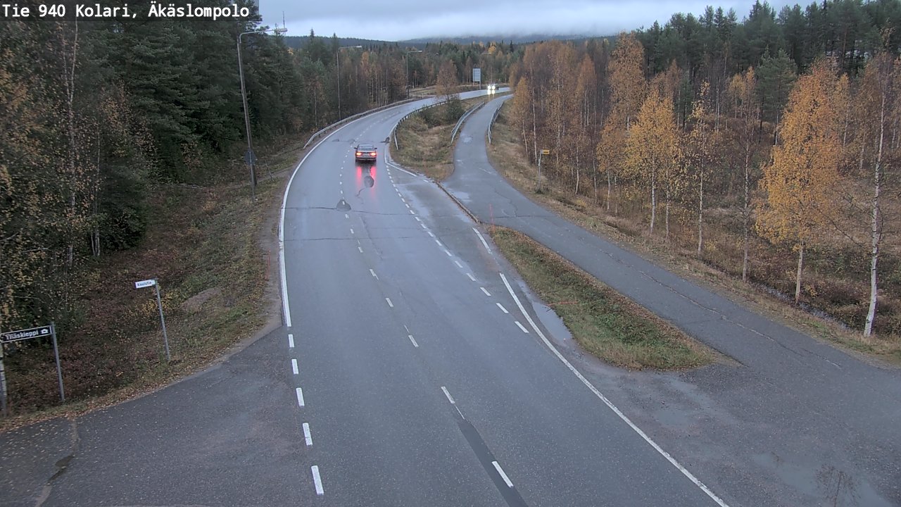 Kelikamerat Kuva Tie 940 Kolari, Äkäslompolo, Kolari, Lappi