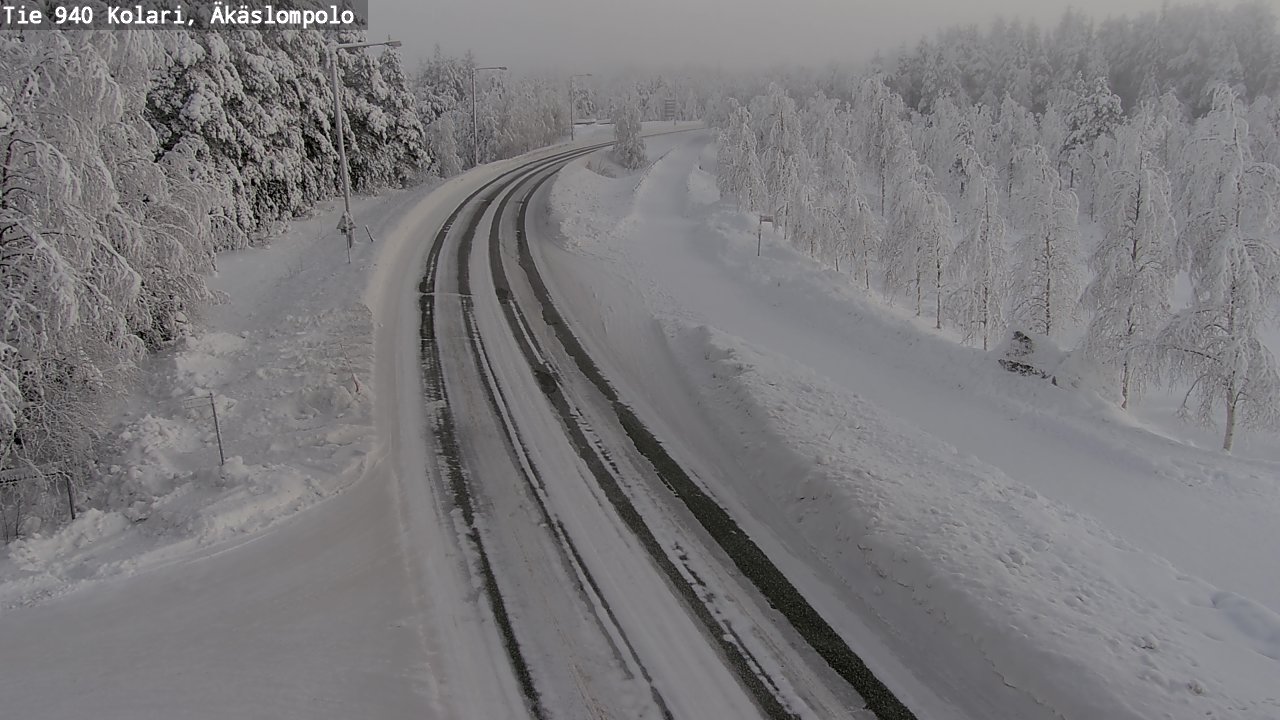 Kelikamerat Kuva Tie 940 Kolari, Äkäslompolo, Kolari, Lappi