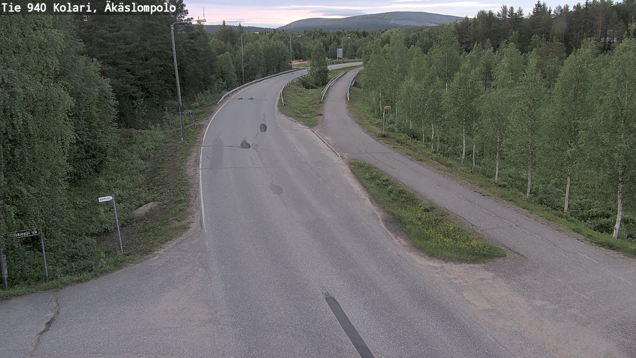 Kelikamerat Kuva Tie 940 Kolari, Äkäslompolo, Kolari, Lappi