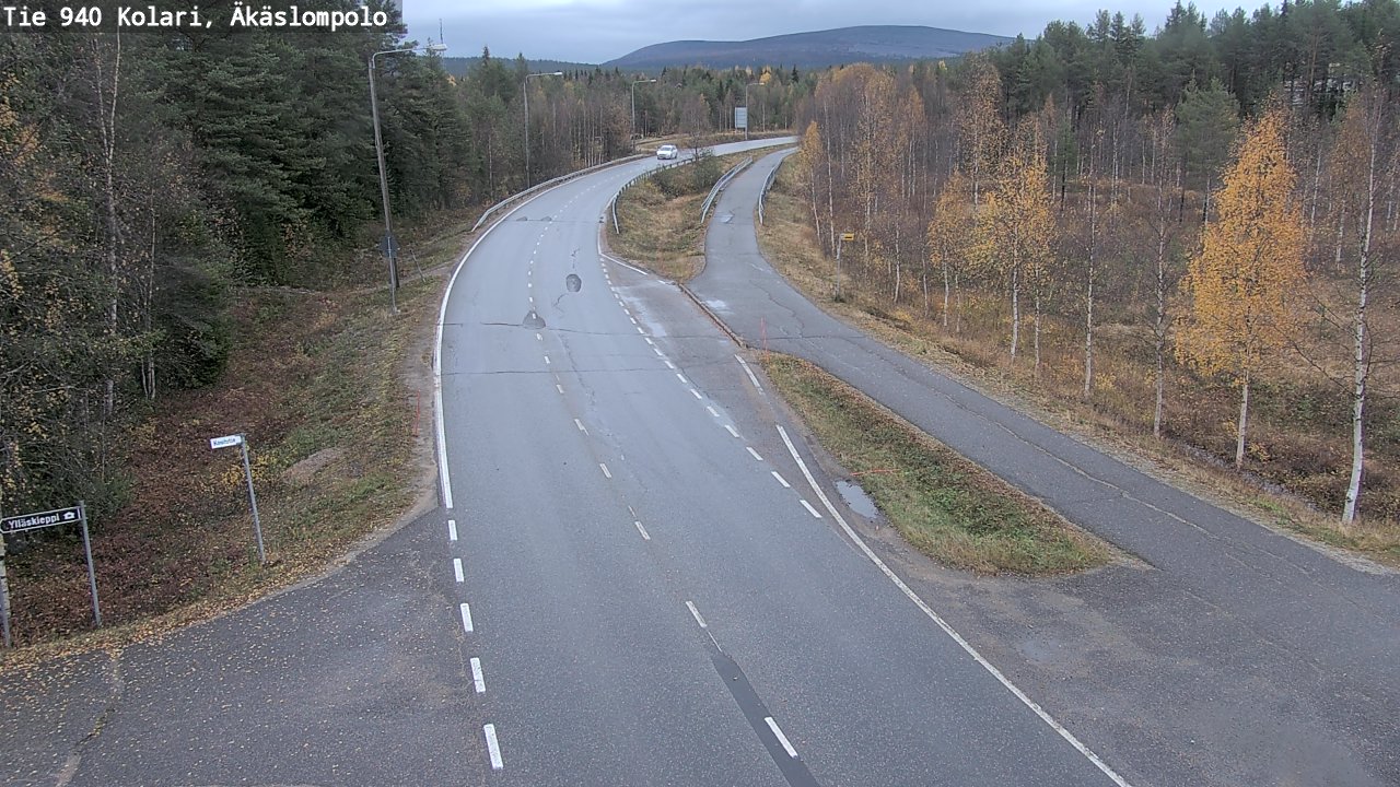 Weather Camera Image Road 940 Kolari, Äkäslompolo, Kolari, Lappi