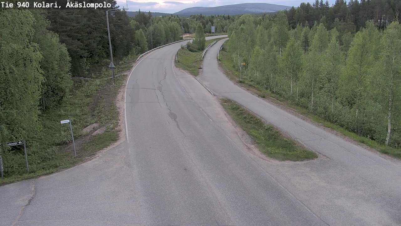 Kelikamerat Kuva Tie 940 Kolari, Äkäslompolo, Kolari, Lappi