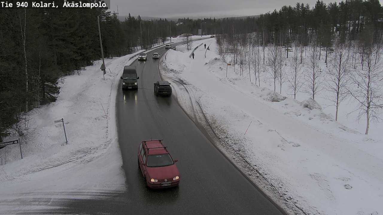 Weather Camera Image Road 940 Kolari, Äkäslompolo, Kolari, Lappi