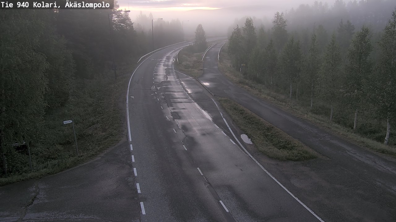 Kelikamerat Kuva Tie 940 Kolari, Äkäslompolo, Kolari, Lappi