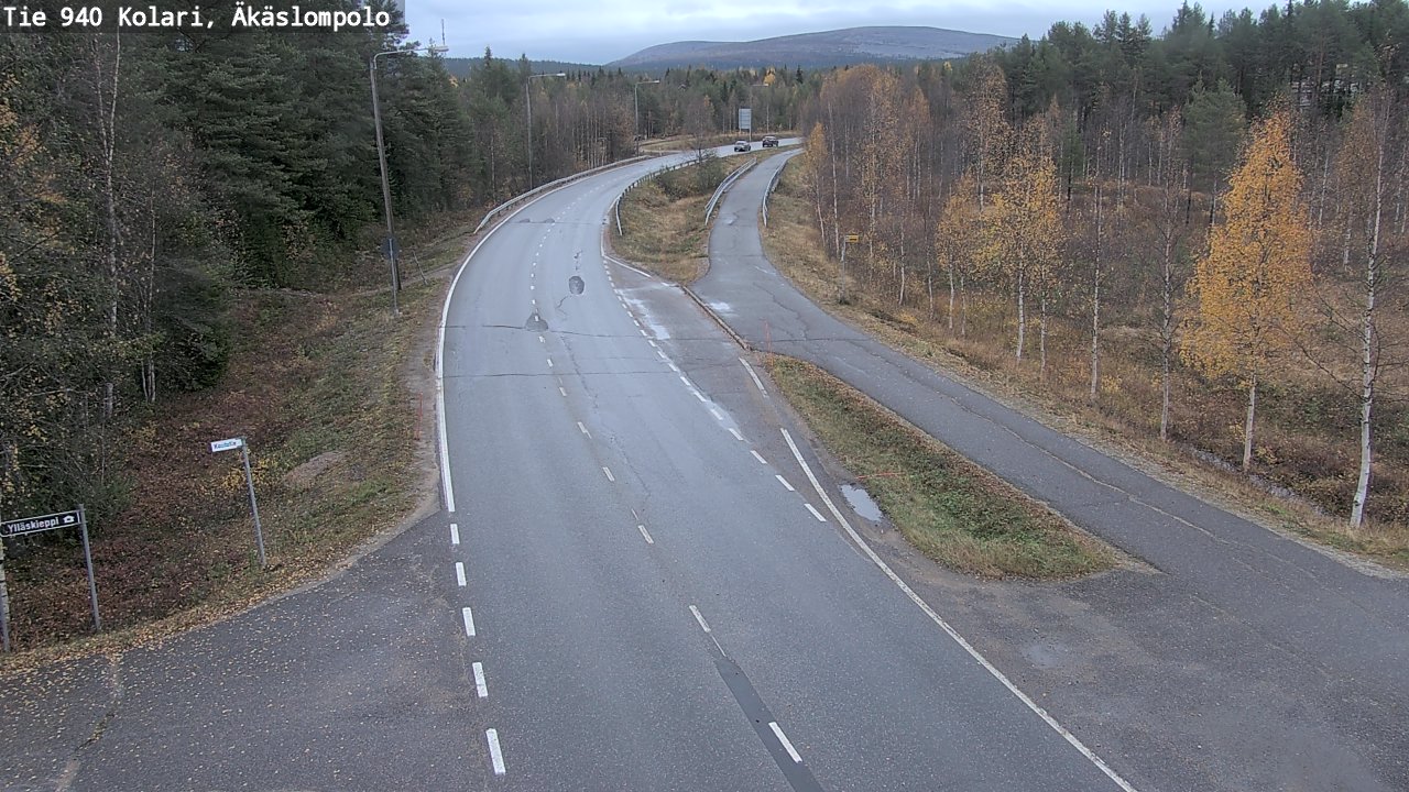 Weather Camera Image Road 940 Kolari, Äkäslompolo, Kolari, Lappi