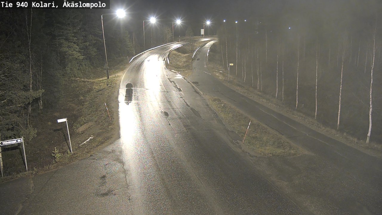 Kelikamerat Kuva Tie 940 Kolari, Äkäslompolo, Kolari, Lappi