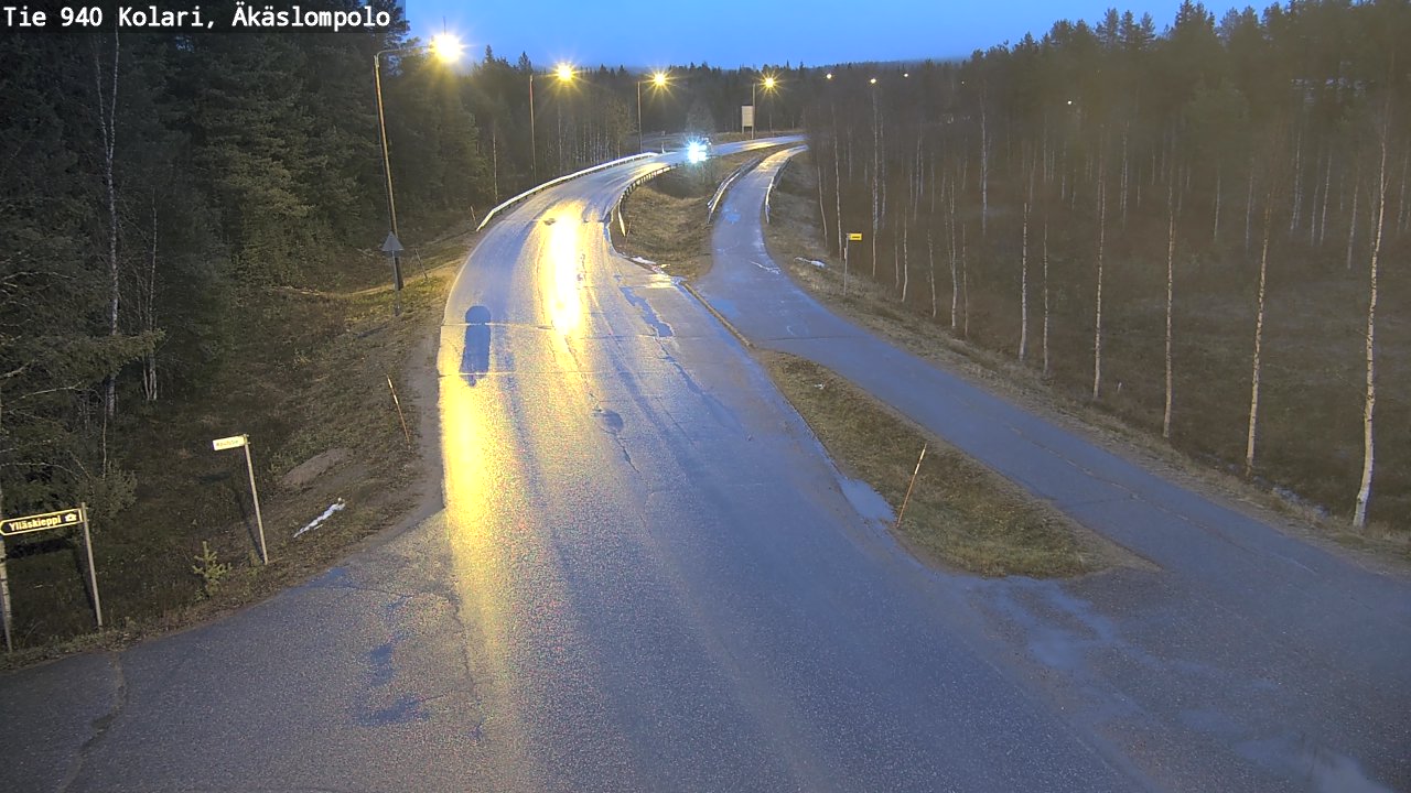 Kelikamerat Kuva Tie 940 Kolari, Äkäslompolo, Kolari, Lappi