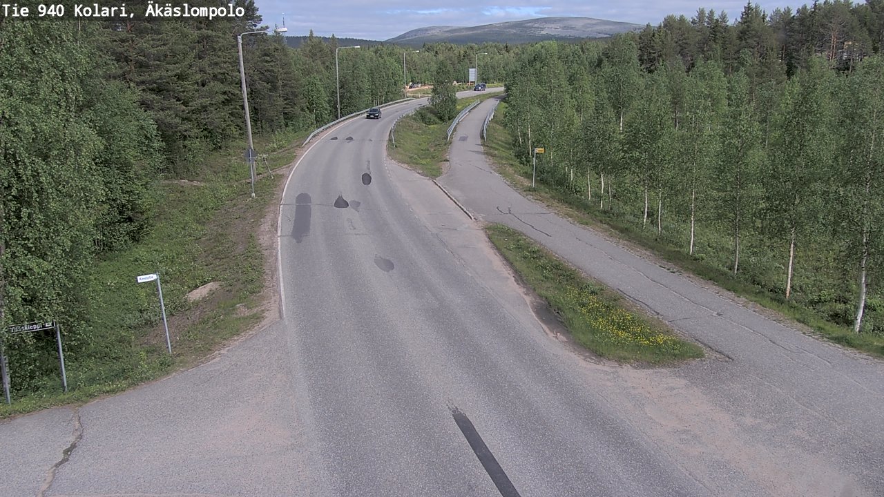 Kelikamerat Kuva Tie 940 Kolari, Äkäslompolo, Kolari, Lappi
