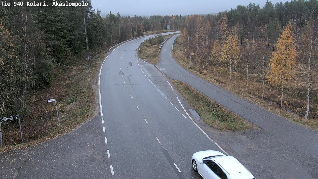 Weather Camera Image Road 940 Kolari, Äkäslompolo, Kolari, Lappi